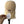 Load image into Gallery viewer, 12 inches 120% Density Fashion Black and White Real Hair Lace head Cover with Bob for Girls