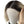 Load image into Gallery viewer, 12 inches 120% Density Fashion Black and White Real Hair Lace head Cover with Bob for Girls
