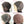 Load image into Gallery viewer, 14inches 1b-green wave Brazilian human hair wigs