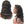 Load image into Gallery viewer, 20 inches black body wave satin human hair wigs for great women
