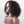 Load image into Gallery viewer, black kinky curly 100% human hair satin lace wigs fashion women