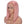 Load image into Gallery viewer, 100% Brazilian human hair lace straight pink wigs for women