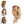 Load image into Gallery viewer, 12 inches brown blonde ombre bodywave full lace wig
