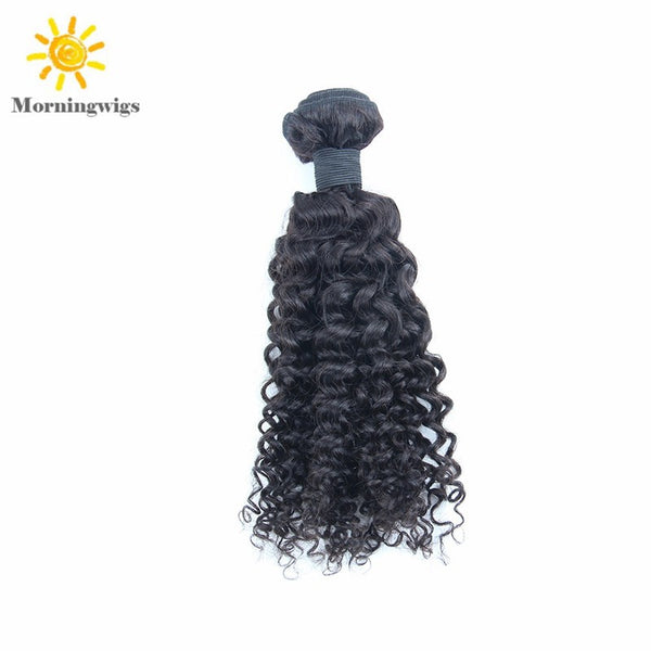 100%  human hair material kinky curly hair extensions