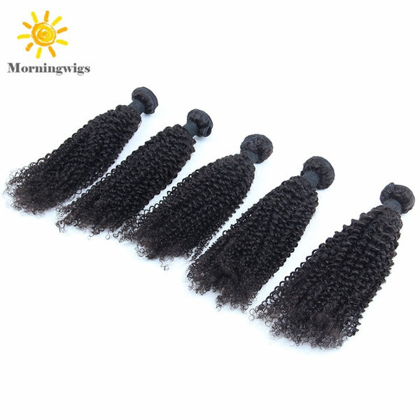20inches 100%  human hair material kinky curly hair bundles