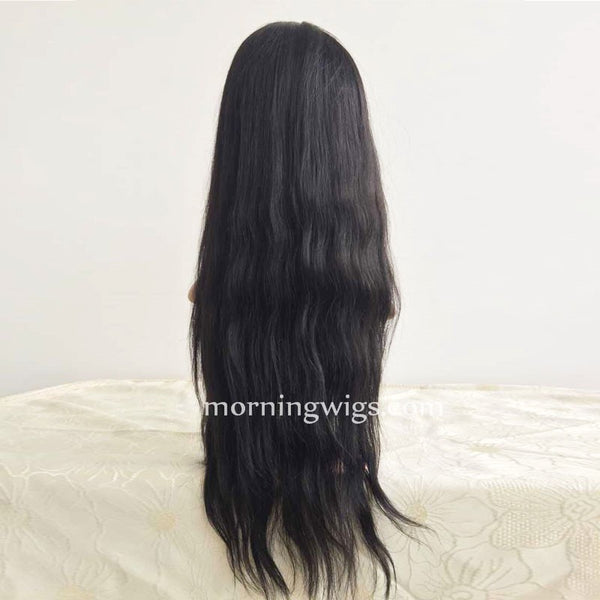 100% Brizilian Virgin Human Hair Wigs Gluless full lace Wigs with silk top