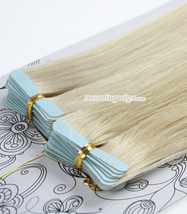 12 inches 613 straight Brazilian human hair tape-on extension
