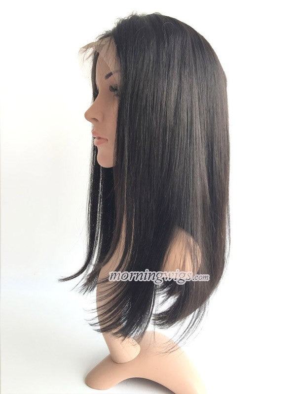 Natural straight full lace wigs for women