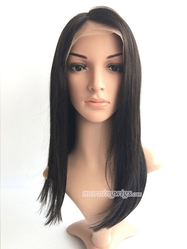 Natural straight full lace wigs for women