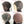 Load image into Gallery viewer, luxry black ombre blonde long body wave human lace wigs
