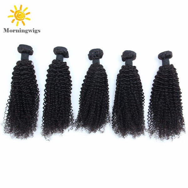 20inches 100%  human hair material kinky curly hair bundles