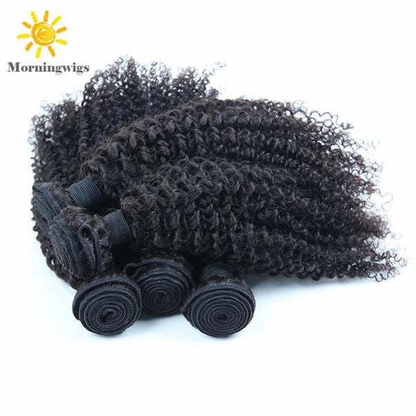 20inches 100%  human hair material kinky curly hair bundles